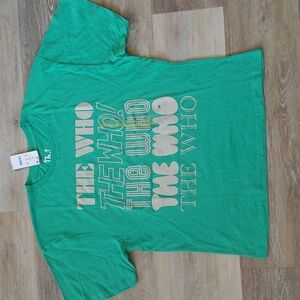 NWT The Who Women's Graphic T-Shirt Green Size S